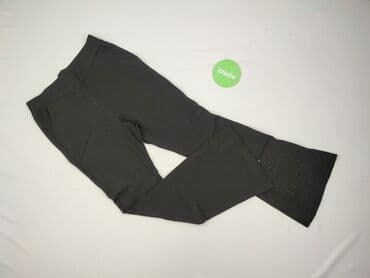 Women: Material trousers for women, size XL (EU 42) — 2