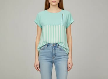 bluzka w paski pepco: Bluzka damska, rozmiar S — 6