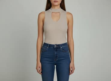 bluzki prazkowane: T-shirt damski, rozmiar S — 5