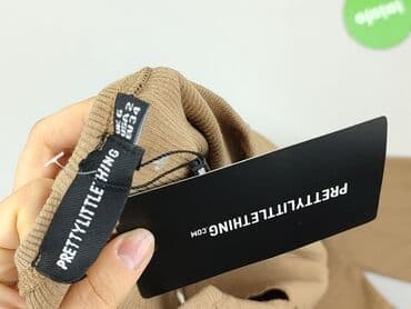 buty na koturnie z futerkiem: PrettyLittleThing, Spodnie materiałowe damskie, rozmiar XS — 4