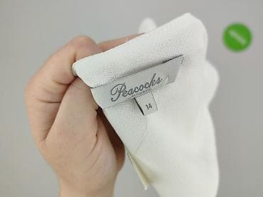 bluza biala: Peacocks, Bluzka damska, rozmiar XL — 4