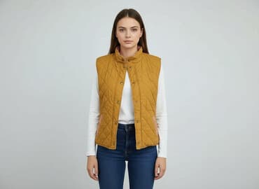 aksamitna kamizelka damska: Kamizelka damska, rozmiar S — 6