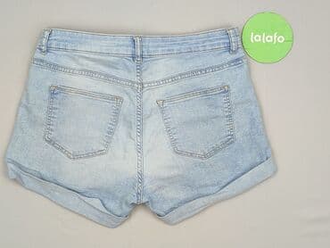 hm krótkie spodenki dzins low waist: H&M, Szorty damskie, rozmiar M — 3