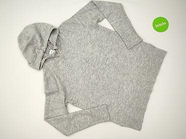 bluza szara: Sinsay, Bluza z kapturem damska, rozmiar M — 2