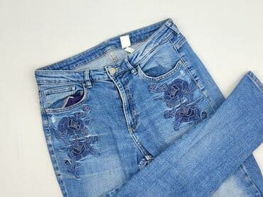 dżinsy girlfriend hm: H&M, Jeansy damskie, rozmiar M — 1