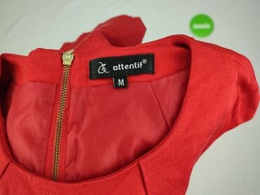 długa sukienki czerwona na wesele: Attentif, Sukienka damska, rozmiar M — 4