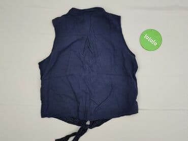 granatowa bluzka na ramiączkach: Bluzka damska, rozmiar L — 3