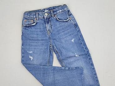 Spodnie jeansowe, Zara, 8 lat, 128, stan - Bardzo dobry