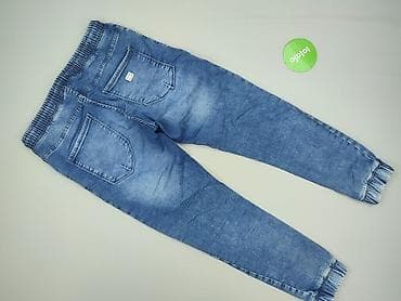 biale szerokie jeansy: House of Denim, Jeansy dla mężczyzn, rozmiar M — 3