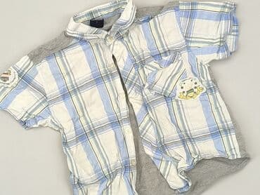 kurtka napapijri: Shirt 1.5-2 years, condition - Good, pattern - Cell, color - Light blue — 1