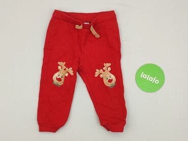 rajstopy czarne z wzorem: Sweatpants, So cute, 12-18 months, condition - Perfect — 2