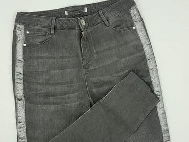 deichmann srebrne buty: Jeansy damskie, rozmiar L — 1