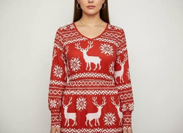 sukienki na boże narodzenie: Shein, Sukienka damska, rozmiar M — 1