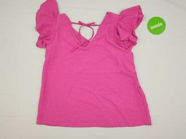 czerwona bluzki z bufkami: Bluzka damska, S — 3