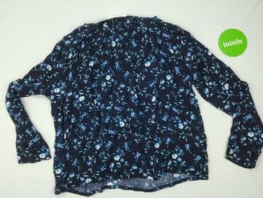 koszula niebieska hm: H&M L.O.G.G., Bluzka damska, rozmiar L — 4