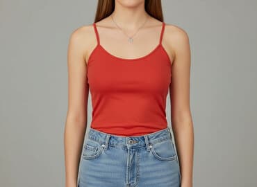 czerwone klapki zara: Zara, T-shirt damski, rozmiar L — 1