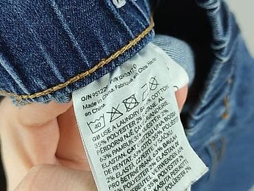 bluzka z dzetami: Spodnie jeansowe, H&M, 10 lat, 140, stan - Bardzo dobry — 6