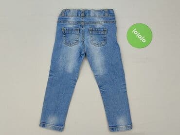 czerwone spodnie z lampasami: Spodnie jeansowe, 1.5-2 lat, 98, stan - Bardzo dobry — 3