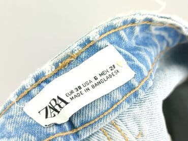 spodnie z poszarpanymi nogawkami zara: Zara, Jeansy damskie, rozmiar M — 4