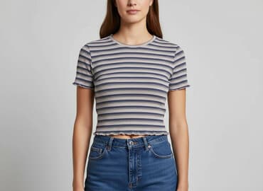 pull and bear t shirty: PULL&BEAR, T-shirt damski, rozmiar M — 1