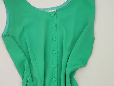 sukienki butelkowa zieleń midi: Sukienka damska, rozmiar 4XL — 1