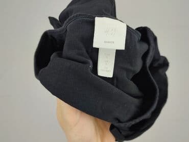 czarne t shirty w serek: H&M, T-shirt damski, rozmiar S — 4