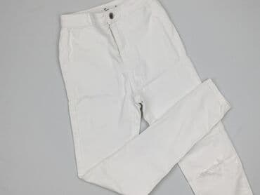 woskowane legginsy z wysokim stanem: Sinsay, Spodnie materiałowe damskie, rozmiar XS — 1