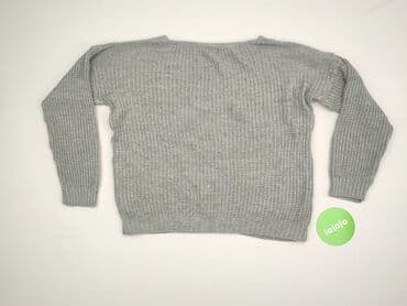 bluzki basic z dekoltem v: Women`s sweater, size 3XL (EU 46) — 3