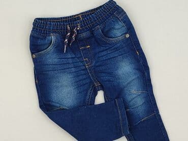 Sweterki: Spodnie jeansowe, So cute, 9-12 miesięcy, stan - Bardzo dobry — 1