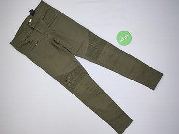 dżinsy hm: H&M Divided, Spodnie materiałowe damskie, rozmiar XS — 2