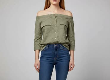 wizytowa bluzki: Simply Be, Women's blouse, S — 9