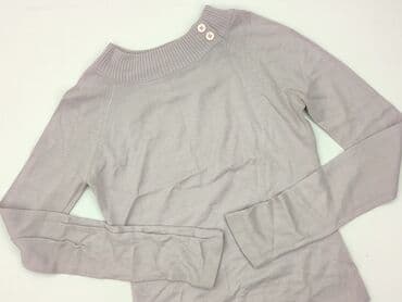 sweter piórkowy na drutach: Distrikt, Sweter damski, rozmiar S — 1