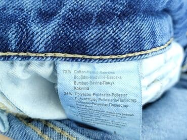 srebrne legginsy: M.Sara, Jeansy damskie, S — 5