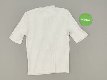 bluzki prążkowane krótki rękaw: Bluzka damska, rozmiar S — 4