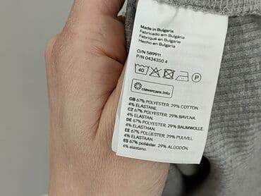 szara bluzka h m: H&M, Bluzka damska, rozmiar L — 5