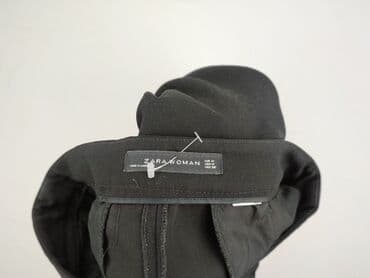 zara spodnie czarne szerokie: Zara, Spodnie materiałowe damskie, rozmiar M — 4