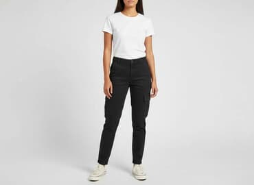 cargo jeans baggy: Cargo, Jeansy damskie, rozmiar S — 7