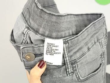 jeansy biodrówki: H&M, Jeansy damskie, rozmiar L — 4