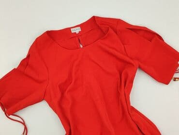 czerwona sukienki z rozcięciem: Sukienka damska — 7