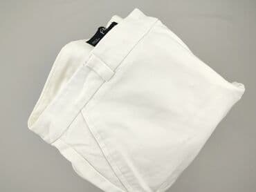 biale szerokie jeansy: F&F, Spodnie materiałowe damskie, rozmiar S — 6