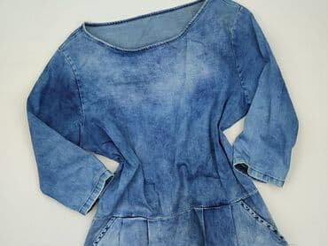 sukienki dżinsowe dla puszystych: Sukienka damska, rozmiar M — 2