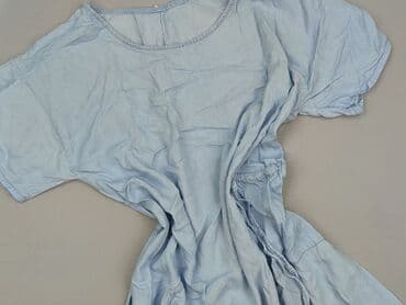 sukienki błękitna na wesele rękawek: Sukienka damska, rozmiar L — 1