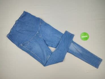 czarne legginsy ciążowe: H&M Mama, Jeansy damskie, rozmiar L — 2