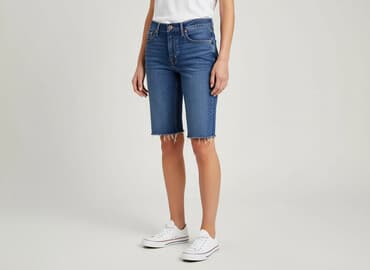 biale trampki levis: Levi’s, Spodnie 3/4 damskie, rozmiar M — 5