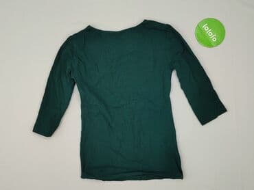 szmaragdowa bluzki damskie: Basic, Bluzka damska, rozmiar XS — 3