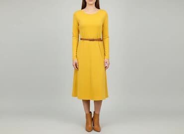 sukienka żółta dla dziewczynki: Sukienka damska, rozmiar S — 6