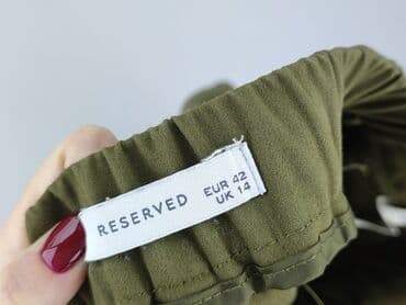 majtki damskie reserved: Reserved, Spodnie materiałowe damskie, rozmiar L — 4