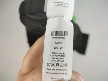 stringi damskie xxl: Spodnie materiałowe damskie, rozmiar XL — 5