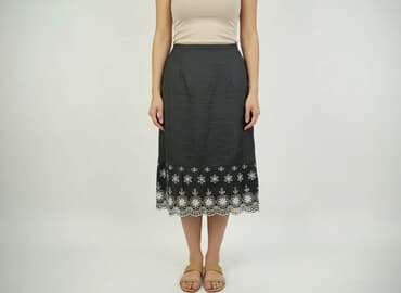 czarne spódnice rozkloszowane midi: Spódnica damska, rozmiar M — 1