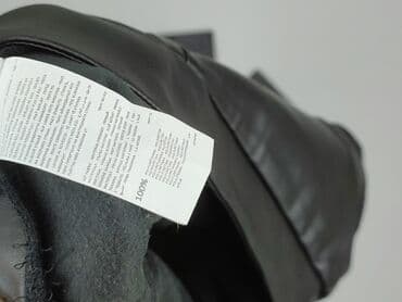 legginsy strong point czarne: Sinsay, Legginsy Ze skóry ekologicznej damskie, rozmiar M — 5